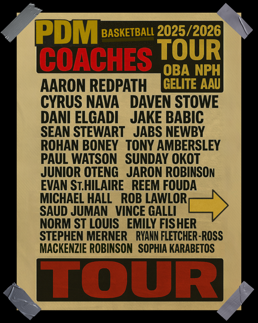 PDM COACHES TOUR SHIRT 2025/2026